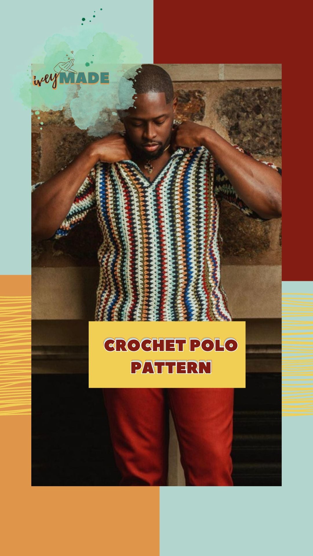 Crochet Polo Top PDF Pattern only | Instant Download